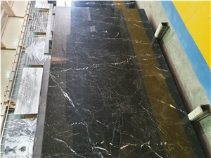 Alexander Black Marble Slabs