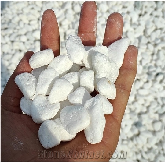 Mix Color Pebble Stone For Flower Pot Paving