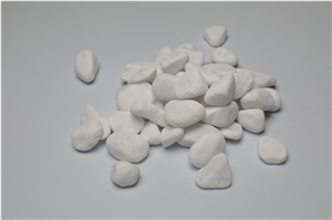 White Pebble Stone For Floor Coating And Brick Making