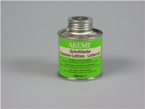Akemi Font Color Black - 100 Ml Lettering Colours