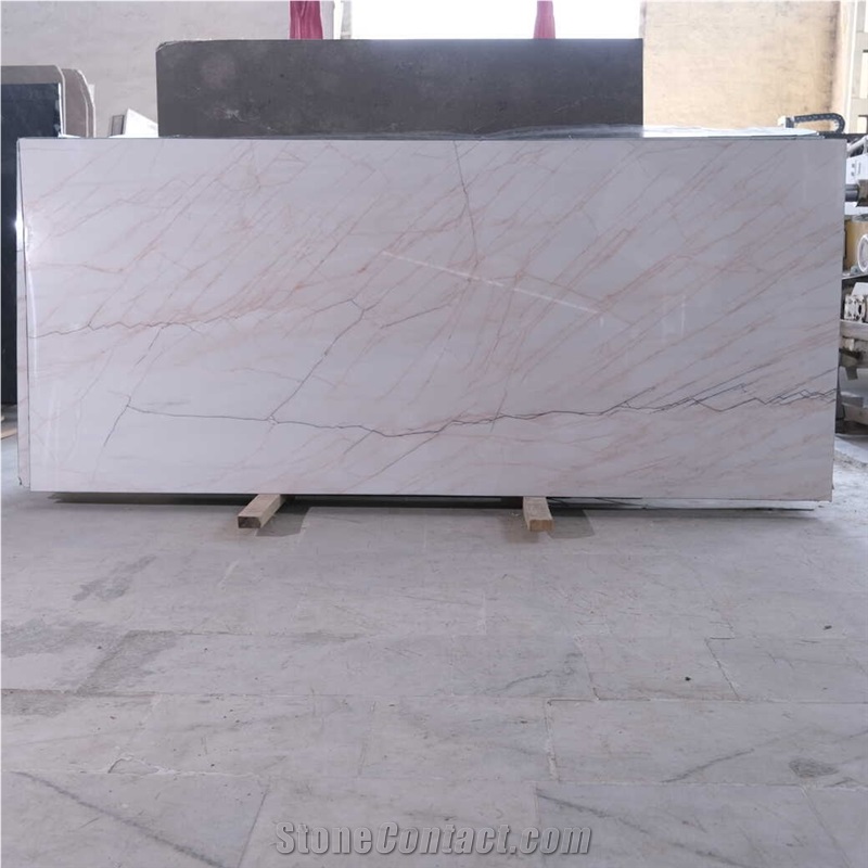 Kemalpasa Dolomite White Marble Slabs