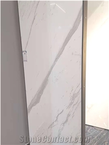 Calacatta Crystallized Stone Slab,Nano Glass Panels Slabs