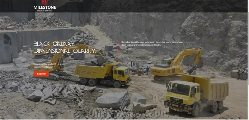 Black Galaxy Granite Quarry
