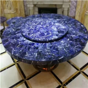 Beautiful Agate Gemstone Round Coffee Table Tops