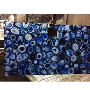 Translucent Black Agate Slab, Semiprecious Stone Wall Panel Price