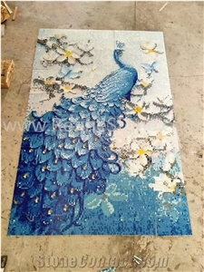 2021 New Style Peacock Mosaic Medallion Pattern Design