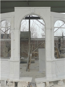 Cross Design White Marble Relief Carving Patterns For Church