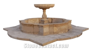 Custom Marble Stone Fountains For Villa Garden Decoration