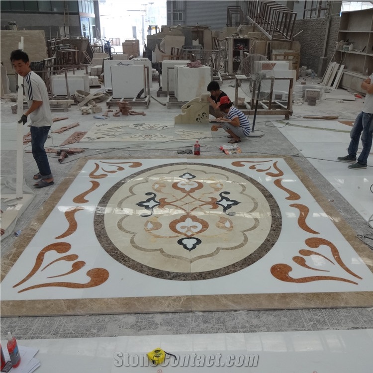 Customized Deisgn Waterjet Medallion Design