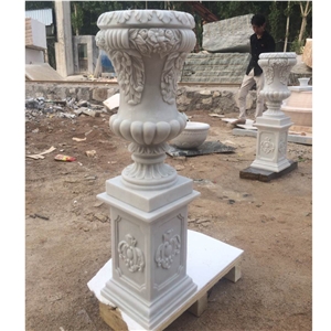 Customized Stone Garden Plant Pot Marble Flower Pots