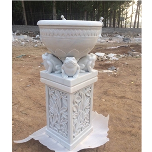 Customized Stone Garden Plant Pot Marble Flower Pots