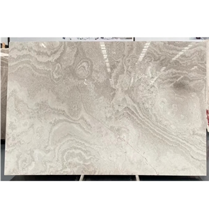 Factory Grey Marble Wooden White Cross Cut Tile