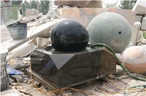 Garden Water Grey Marble Fountain,