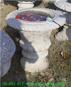 Granite Flower Pot Large Plants Stone Gardening Pots