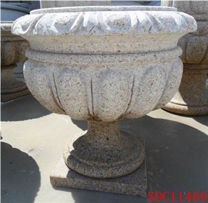 Granite Flower Pot Large Plants Stone Gardening Pots