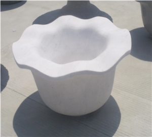 Granite Flower Pot Large Plants Stone Gardening Pots