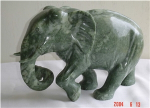 Hand Carved Stone Marble Animal Statue Elephant Statue