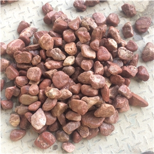 Hot Sale  Walkway Red Pebble Stone Crushed Chips 