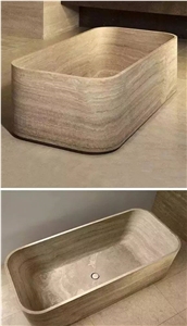 Luxury Calacatta Marble Bathtubs, Solid Surface