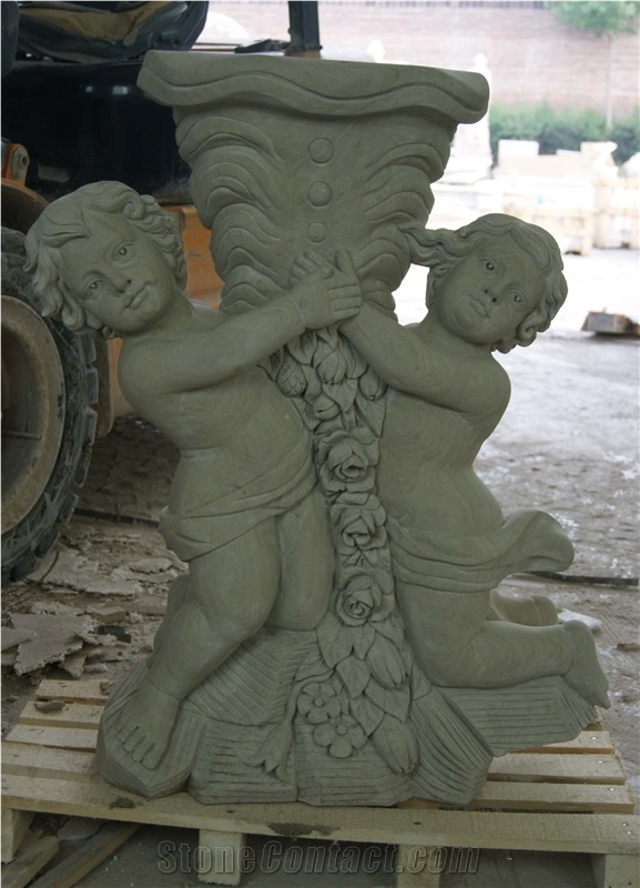 Natural Stone Saint Jesus Statue, Outdoor Christ Human