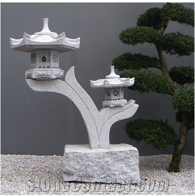 New Design Of Carving Garden Japanese Granite Lanterns