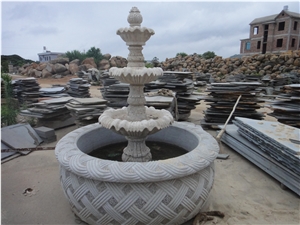Outdoor Marble Fountain For Landscaping,Sculptured Fountain