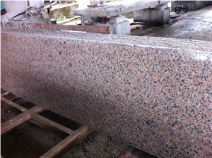 Pink Granite Chinese Red Stone Customized Surface Color