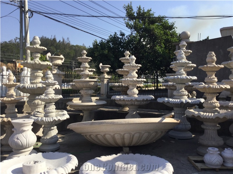 Round Landscaping Black Pebbles For Fountain