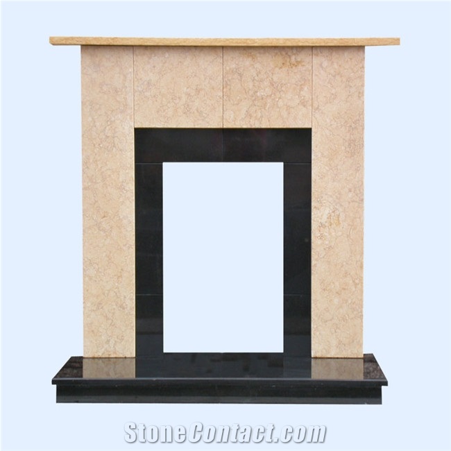 Unique Design Indoor Stone Fireplace