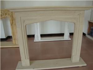 Unique Design Indoor Stone Fireplace