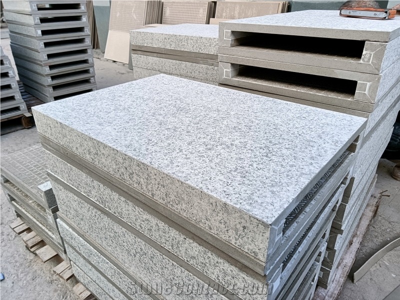 White Granite Looking Porcelain Coping