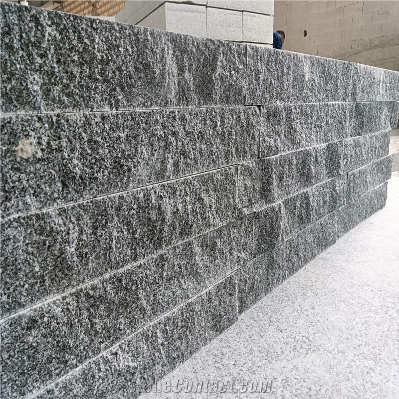 G654 Dark Grey Granite Split Wall Stone