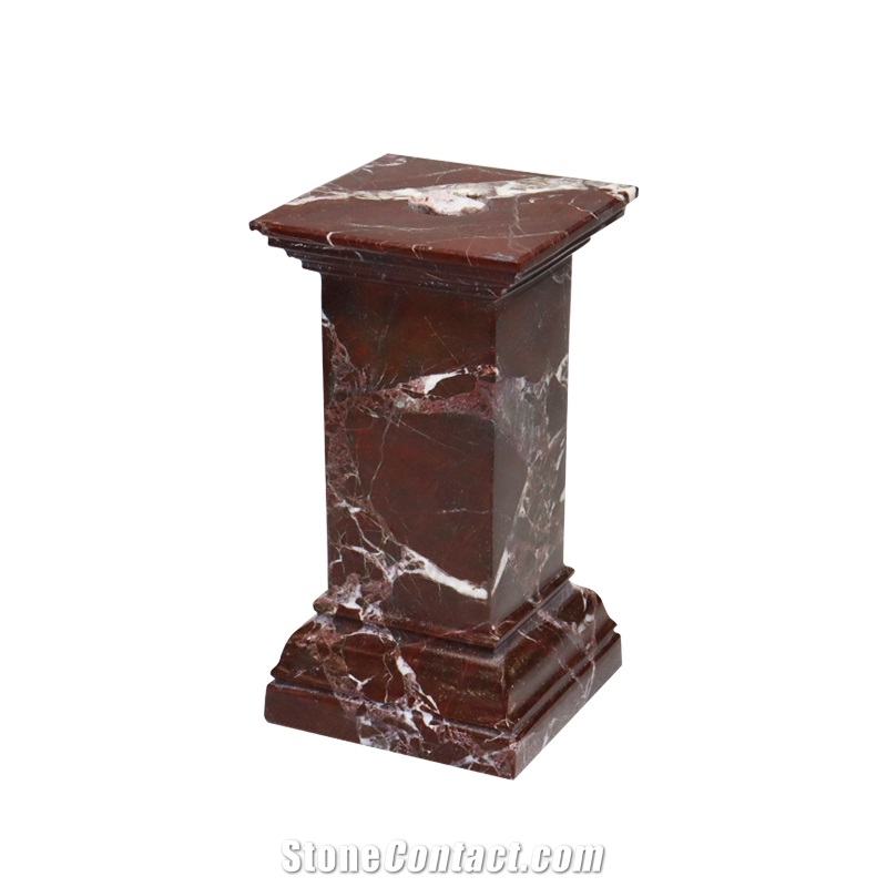True Natural Marble Pillar Candle Jar Candle Holder