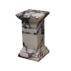 True Natural Marble Pillar Candle Jar Candle Holder