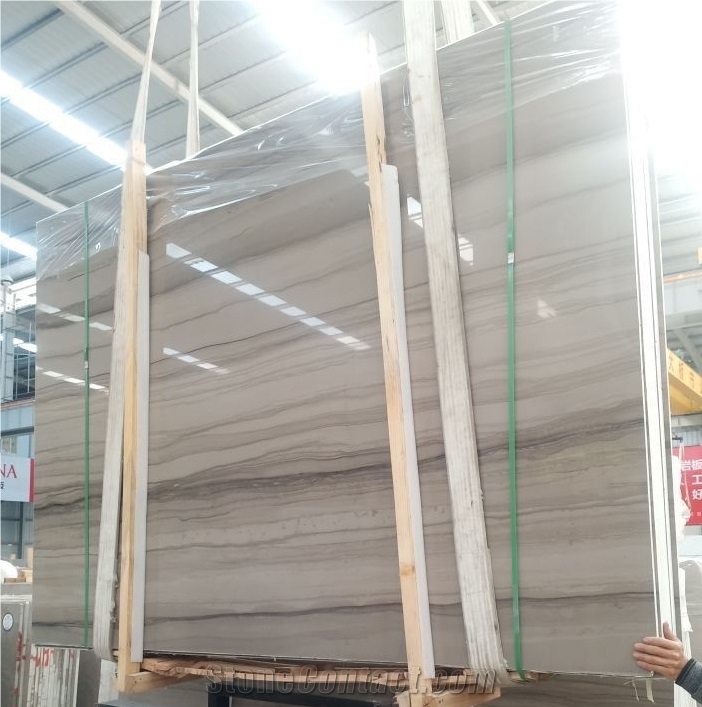 Athens Wood Marble Chinese Wooden Vein Marble Slabs
