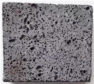 Basalt Slabs Tiles Hainan Black Lava Stone Grit Surface