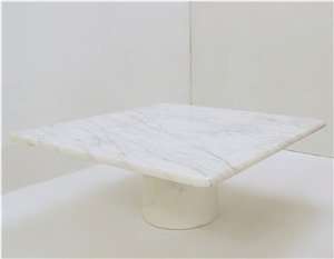 Carrara White Calacatta White Marble Table Design All Sizes Carrara White Calacatta White Marble Table Design All Sizes