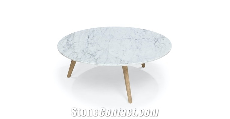 Carrara White Calacatta White Marble Table Design All Sizes