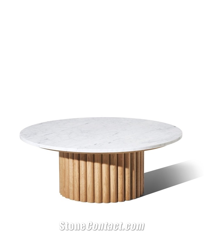 Carrara White Calacatta White Marble Table Design All Sizes