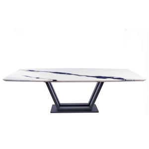 Chinese Panda White Marble Dinner Table Coffee Table