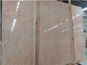 Pink Chinese Marble Slabs Tiles Pink Color Good Price