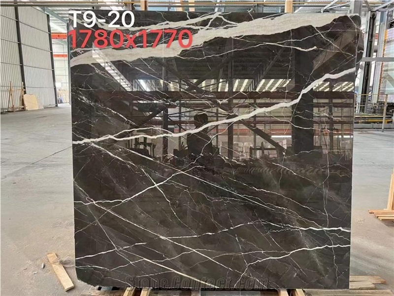 Saint Laurent Chinese Brown Marble Slabs Tiles Cheap Price
