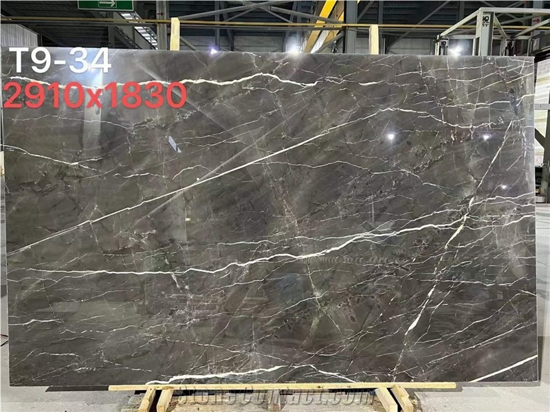 Saint Laurent Chinese Brown Marble Slabs Tiles Cheap Price