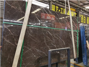 Saint Laurent Chinese Brown Marble Slabs Tiles Cheap Price