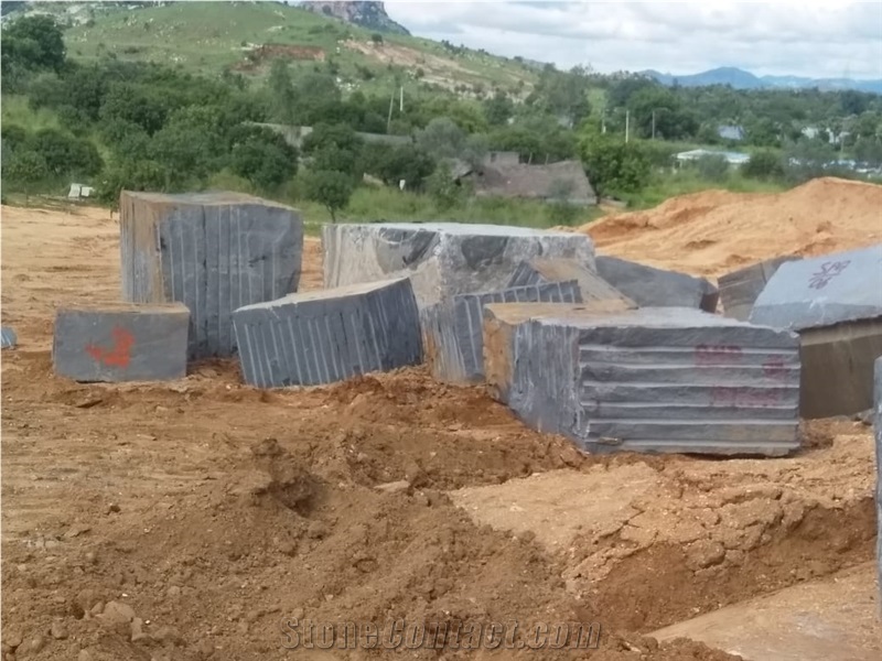 Impala Black Granite Blocks