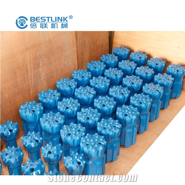 T38 Rock Drilling Spherical Ballistic Threaded Button Bit
