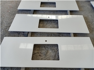Good Quality Artificial White Quartz  Counter Top Wholesale
