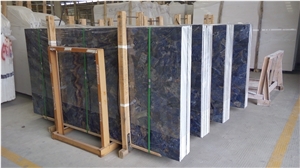 Sodalite Blue Quartzite Honeycomb Panel For Wall Design