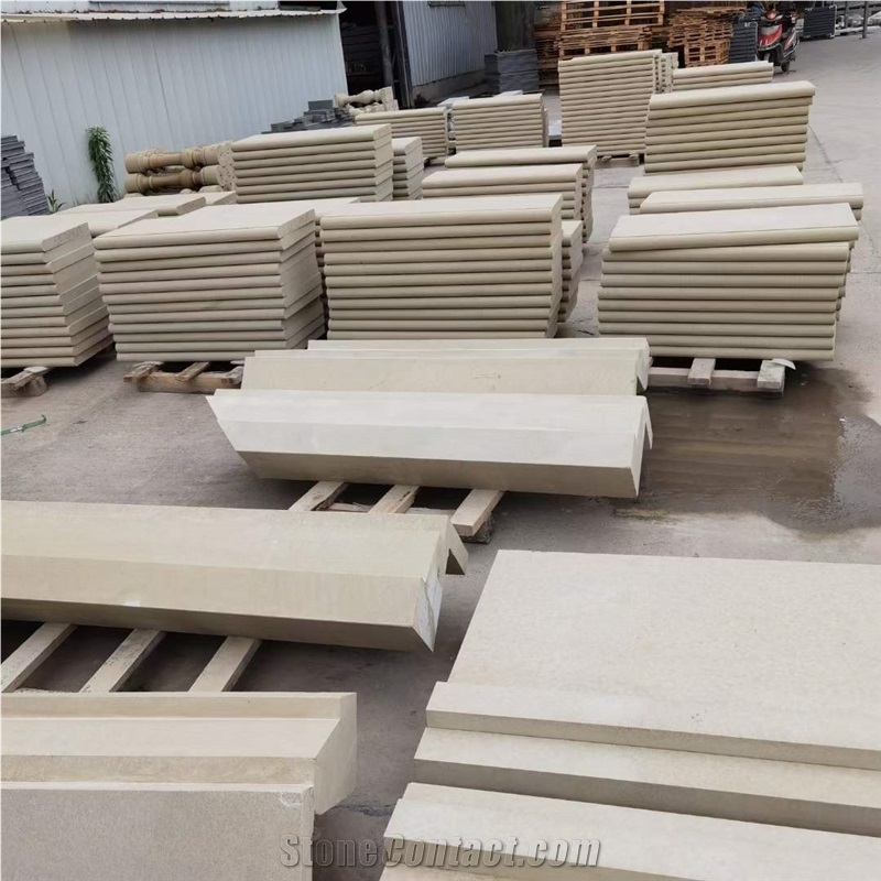 Natural Yellow Sandstone Flooring Tiles For The Villa