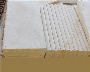 Coral Stone Edge Profiles- Bullnose Coping, Pool Pavers